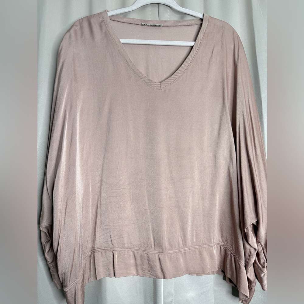 Flowy Light Pink Blouse